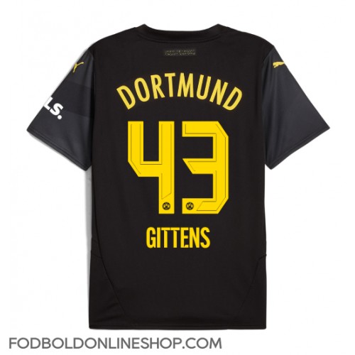 Borussia Dortmund Jamie Bynoe-Gittens #43 Udebanetrøje 2024-25 Kortærmet